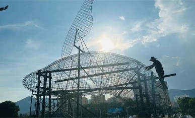 鋼結構骨架搭建