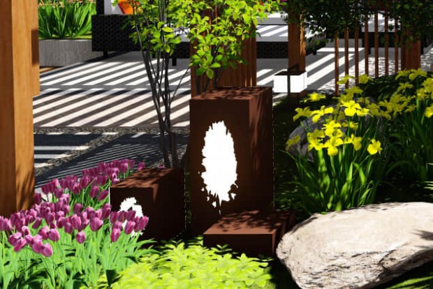 園林景觀照明設計效果圖