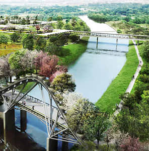 模塊式河堤綠化